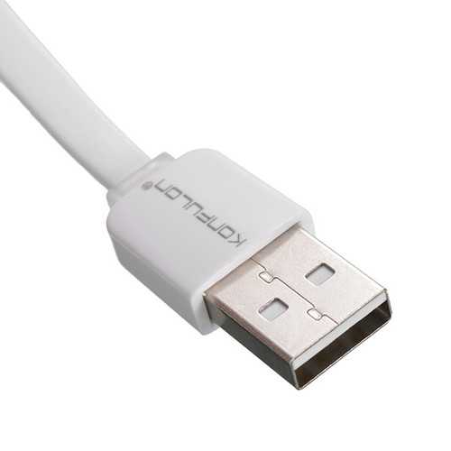 Konfulon KFL S31 Lightning to Micro USB flat cable for Android devices