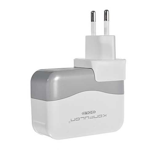 Konfulon C21 Dual ports 5V 4.2A Micro USB Charger