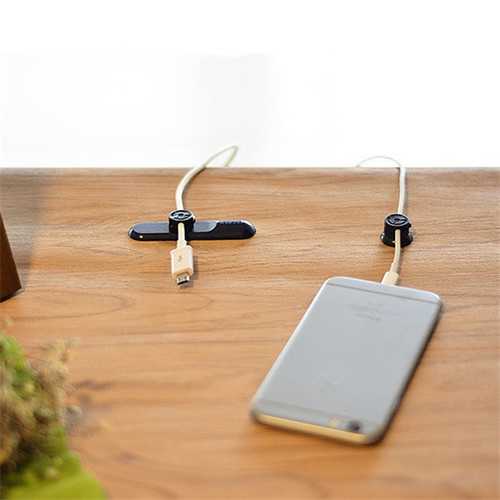 Universal Magnetic Desktop Cable Clips Cord Management Cable Organizer Cable Holder