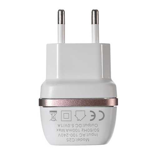 Konfulon C25 5V 1A Micro USB Charger with USB Cable