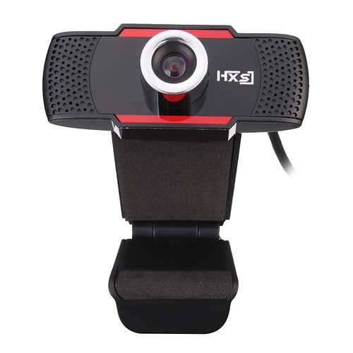 Original HXSJ S30 Foldable 720P HD Webcam Computer Camera with Sound-absorbing Microphone Mic