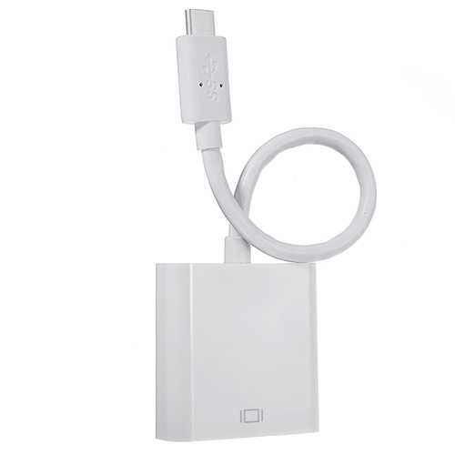 USB 3.1 Type C to VGA Cable Convertor Adapter