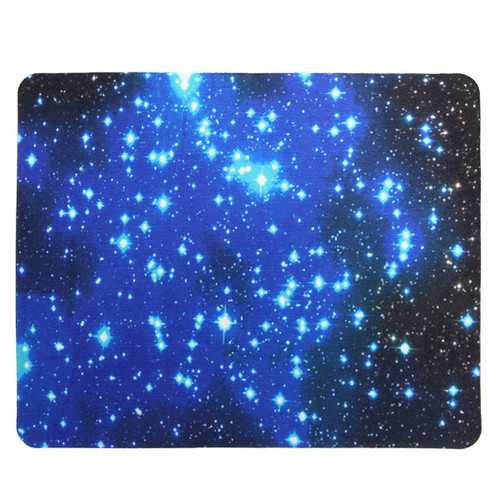 22x18cm Blue Starry Sky Mouse Pad Anti-Slip Gaming Mat Mouse For Computer Laptop