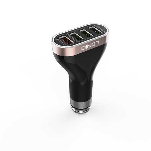 LDNIO 5V 7A 4 USB Ports Quick Charge 2.0 Car Charger for iPhone 7/6s/6/5 Huawei P9 Xiaomi 5