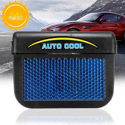 Solar Power Car Window Auto Air Vent Cool Fan Cooler Ventilation System Radiator