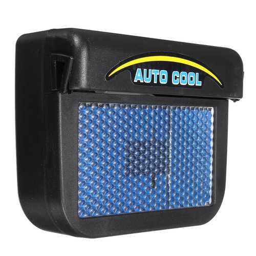 Solar Power Car Window Auto Air Vent Cool Fan Cooler Ventilation System Radiator