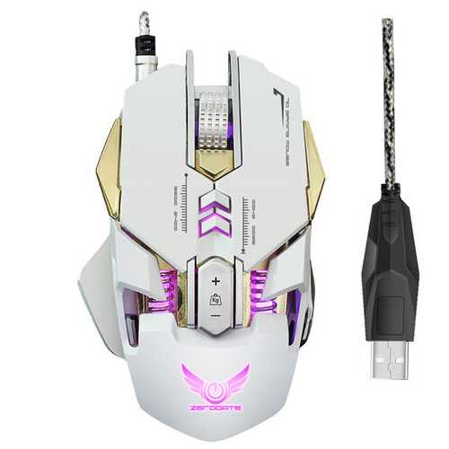 X300 7 Buttons 3200DPI LED Variable Light Ergonomic Wired Gaming Mouse