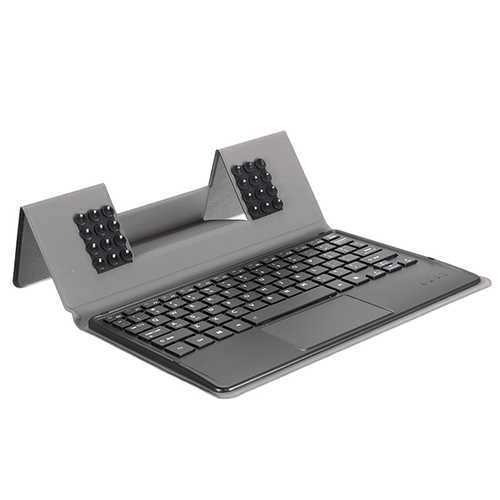 Binai K106 Universal Folding Stand Bluetooth Keyboard Case Cover for 9.6-10.6 Inch G10Max Tablet