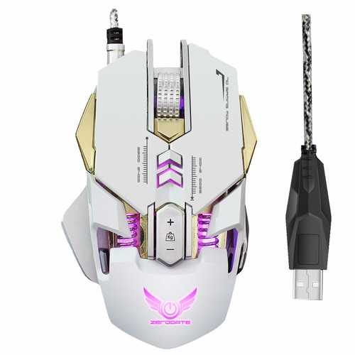 X300 7 Buttons 3200DPI LED Variable Light Mechanical Macros Define Gaming Mouse