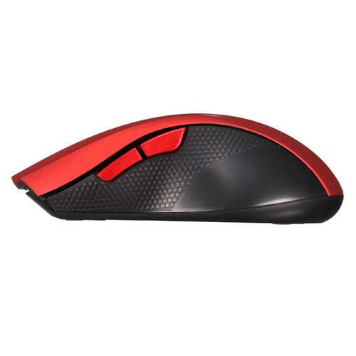 HXSJ X50 Wireless Mouse 2400DPI 6 Buttons ABS 2.4GHz Wireless Optical Gaming Mouse