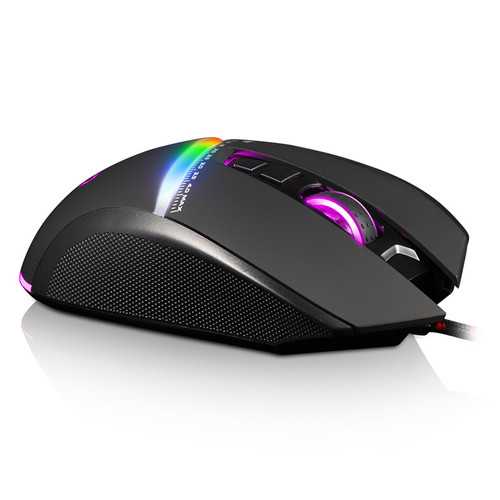 Motospeed V10 4000DPI Matte Surface USB Wired LED Backlit Optical Gaming Mouse