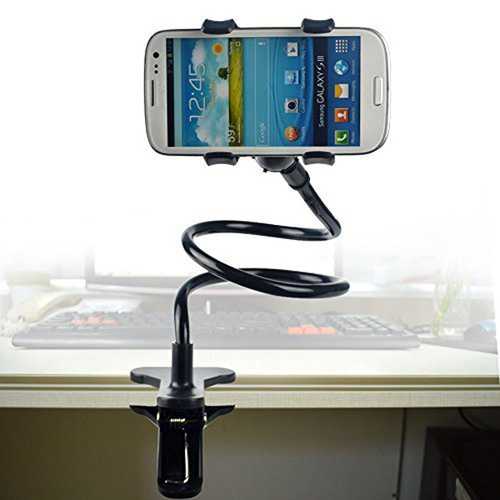 Universal Flexible Long Arm Cell Phone Clip Holder Lazy Bracket for iPhone Samsung Xiaomi Smartphone