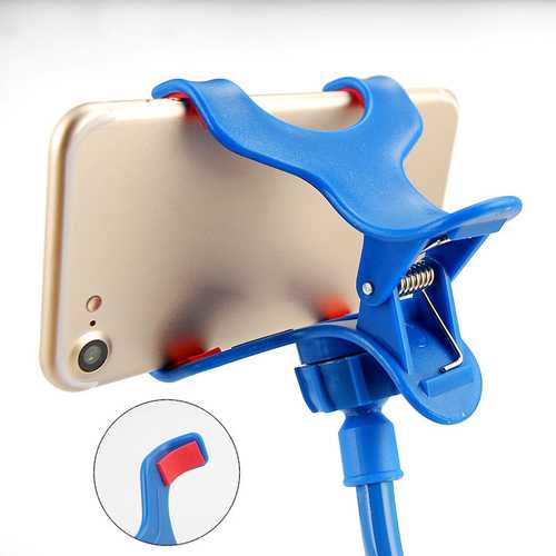 Universal Flexible Long Arm Cell Phone Clip Holder Lazy Bracket for iPhone Samsung Xiaomi Smartphone