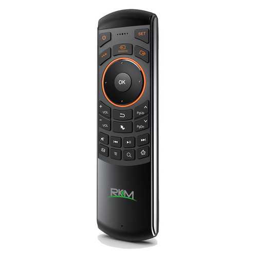 RKM MK705 2.4GHz 3 in 1 Wireless Fly Air Mouse QWERTY Keyboard IR Remote Combo for HTPC Smart TV PC