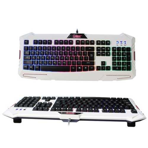 HXSJ X10 104 Keys USB Wired Rainbow Backlight Gaming Keyboard For PC Computer Laptop