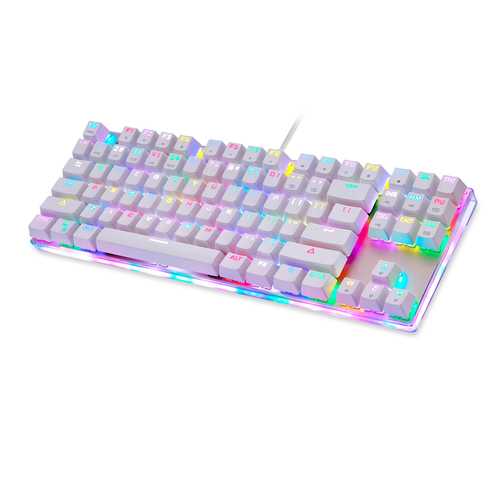 Motospeed K87S 87keys Blue Switch RGB Backlight Mechanical Gaming Wired Keyboard