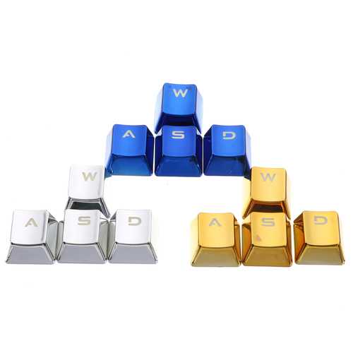 PET Transparent 12 Keys AWSD QERF Forward Back Left Right Keycaps For Mechanical Keyboard