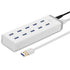 Ugreen CR117 High Speed USB 3.0 10 Ports Hub With 12V 4A Power Adapter USB Splitter for Laptop PC