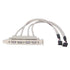 USB 2.0 9Pin 2 Port to 4 Port Motherboard USB Extension Cable 4 Port USB Baffle Line