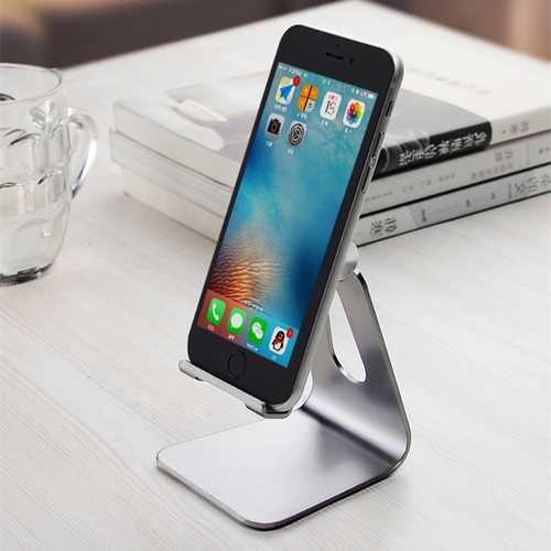 Bakeey™ ALT-4 Aluminum Alloy Adjustable Anti-slip Desktop Stand Charging Holder for iPad Phone Tablet