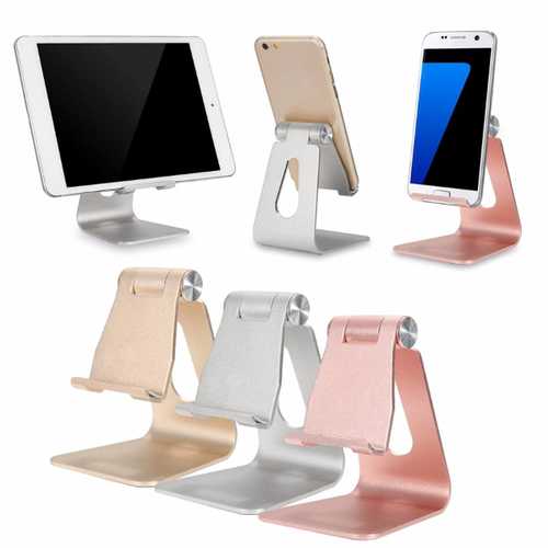 Bakeey™ ALT-4 Aluminum Alloy Adjustable Anti-slip Desktop Stand Charging Holder for iPad Phone Tablet