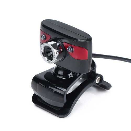 A886 360º Rotating 12.0M Pixels HD 2 LED lights Webcams for PC Laptop