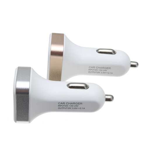 Portable Dual USB Ports Car Charger Universal Power Charging For Cell Phone Tablet