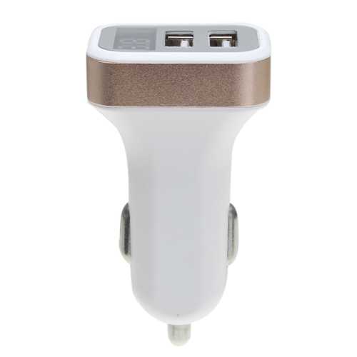 Portable Dual USB Ports Car Charger Universal Power Charging For Cell Phone Tablet