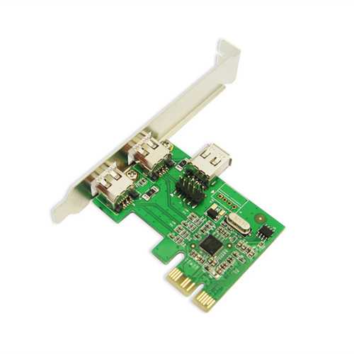 IOCREST IO-PCE6315-2E1I PCI Express to 2+1 1394A Expansion Card HD DV Video Capture Card