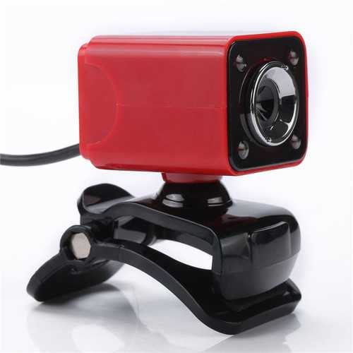 A862 360º Rotating HD 12.0M Pixels 4 LED lights Webcams for Laptop PC