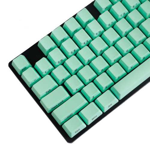 104 Key PBT OEM Profile Side Printed Thick Multiple Solid Color Keycaps