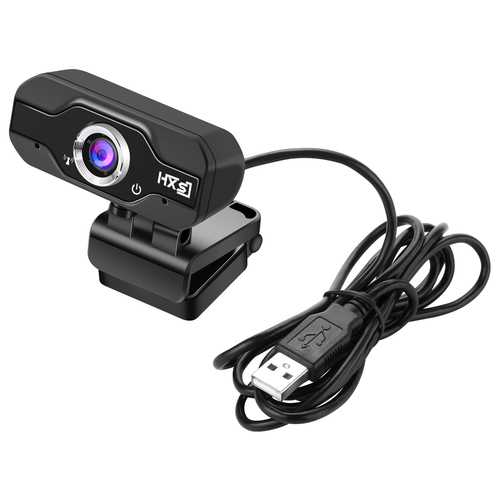 HXSJ HD 720P CMOS Sensor Webcam Built-in Microphone Adjustable Angle for Laptop Desktop