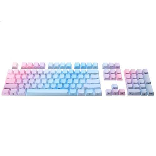 104 Key PBT OEM Profile Thick Side Printed Keycaps for Mechanical Keyboard