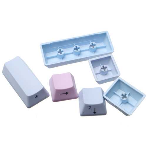 104 Key PBT OEM Profile Thick Side Printed Keycaps for Mechanical Keyboard