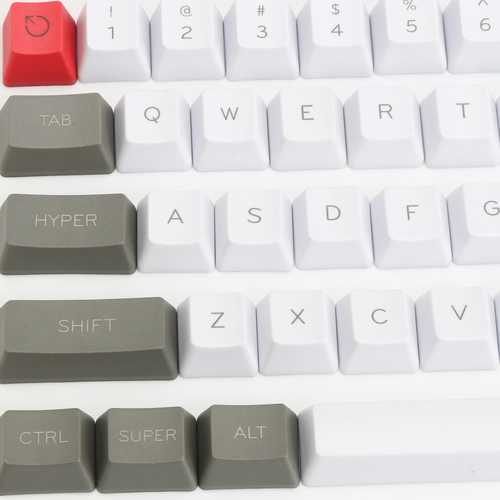 61 Key ANSI Layout OEM Profile PBT Thick Keycaps for 60% Mechanical Keyboard