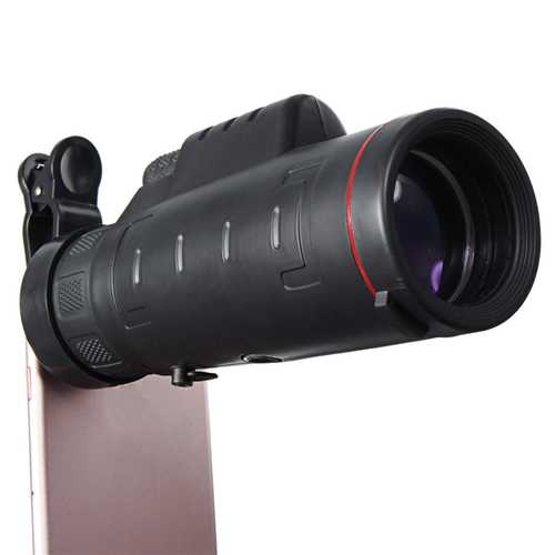 HD Clip-on 35 X 50 Optical Zoom Telescope Camera Lens For Mobile Phone Tablet