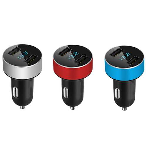 5V 3.1A Quick Charge Dual USB Port Fast Charge Car Charger for Mobile Phone