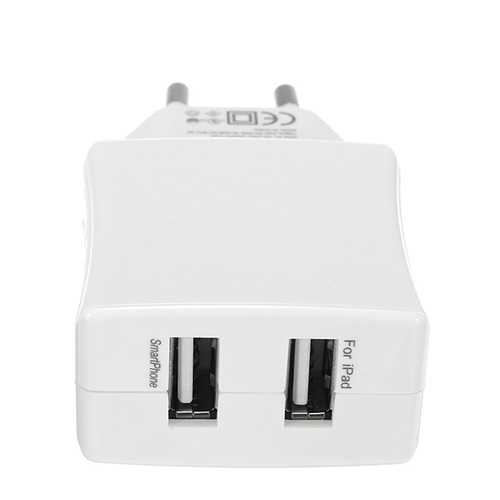 HAWEEL Dual USB 5V 3.1A EU Plug Travel Tablet Charger