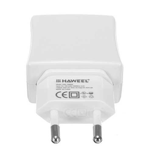 HAWEEL Dual USB 5V 3.1A EU Plug Travel Tablet Charger