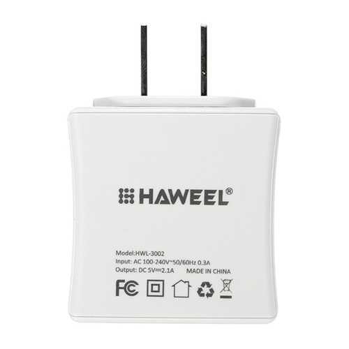 HAWEEL Dual USB 5V 3.1A US Plug Travel Charger