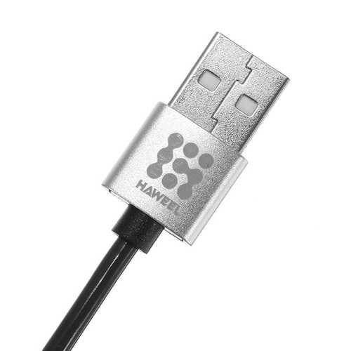 HAWEEL USB 2.0 To Micro USB Spring Coiled Cable