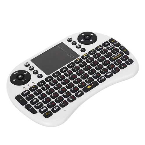 iPazzport Mini 2.4G Russia Layout Wireless Keyboard Touchpad Mouse For Android TV Tablet