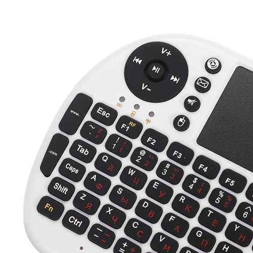 iPazzport Mini 2.4G Russia Layout Wireless Keyboard Touchpad Mouse For Android TV Tablet