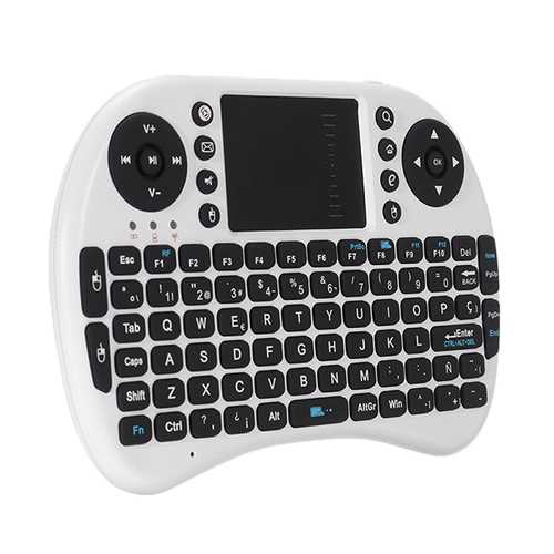 iPazzport Mini 2.4G Spanish Layout Wireless Keyboard Touchpad Mouse For Android TV Tablet