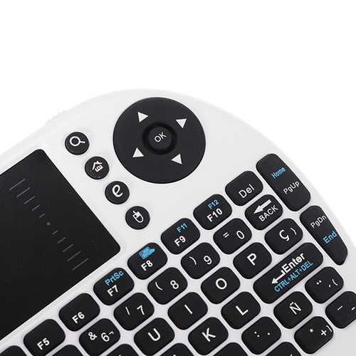 iPazzport Mini 2.4G Spanish Layout Wireless Keyboard Touchpad Mouse For Android TV Tablet