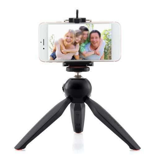 Yunteng YT-228 Mini Tripod Flexible Portable Stand Phone Holder for Phone Digital Camera SLR