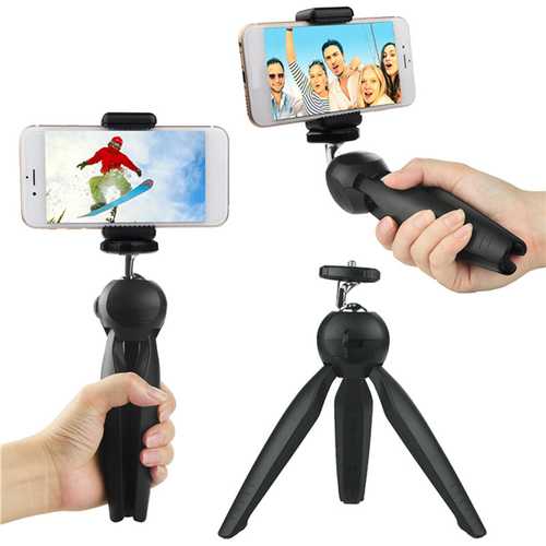 Yunteng YT-228 Mini Tripod Flexible Portable Stand Phone Holder for Phone Digital Camera SLR