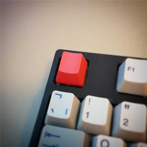 R4 ESC PBT Red Blank Keycaps Key Caps for Mechanical Gaming Keyboard