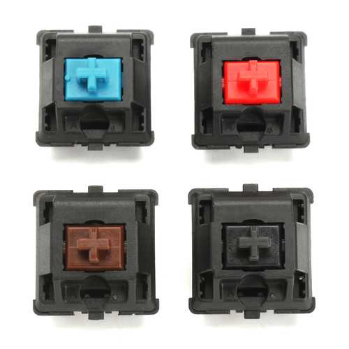 4Pcs a Set 3 Pin Brown Red Blue Black Switch for Mechanical Gaming Keyboard