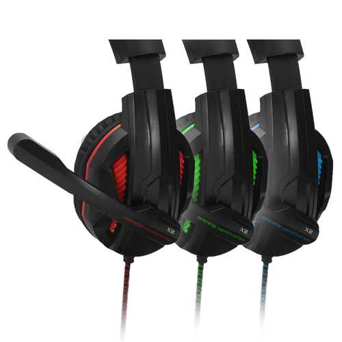 OVANN X2 3.5mm Stereo Headset with Microphone Volume Control for PC GAMING